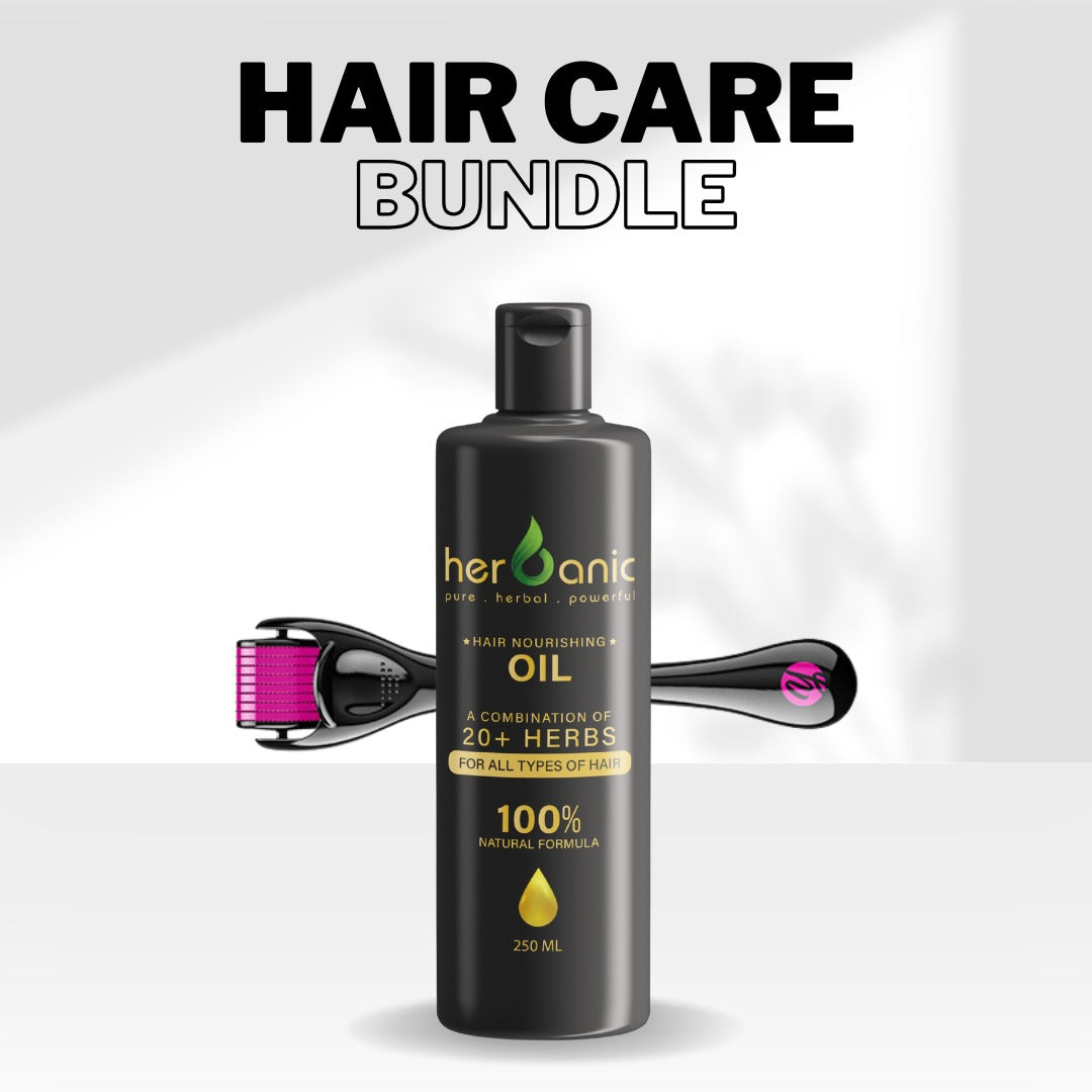 Herbal Hair Oil + Derma Roller