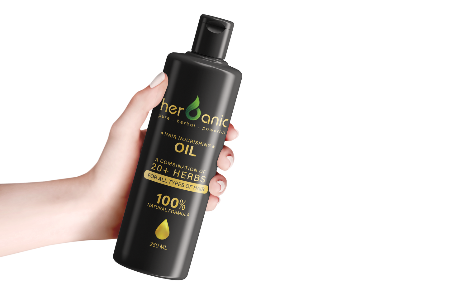 Herbanic Hair Nourishing Oil – 100% Natural Formula